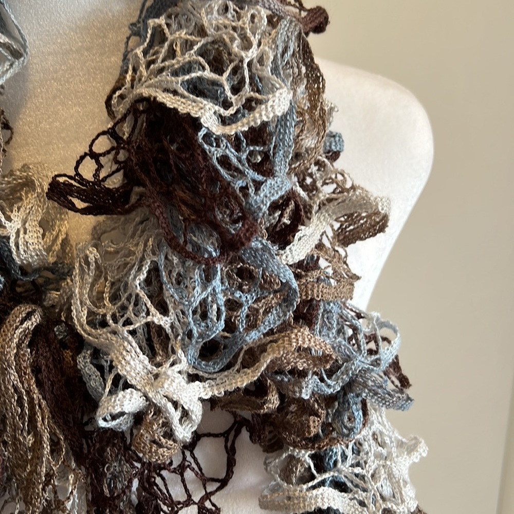 Handmade Crochet Scarf - Picture 3 of 3
